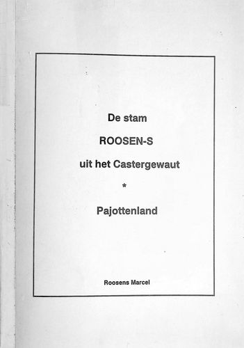 Kaft van De stam ROOSEN-S uit het Castergewaut